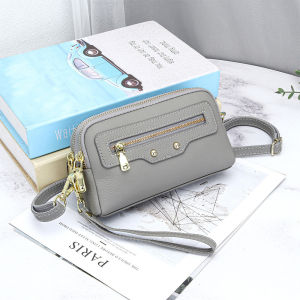 Ladies Dual-Use Bag Summer Lightweight Cross-Body Clutch Cowhide Bag