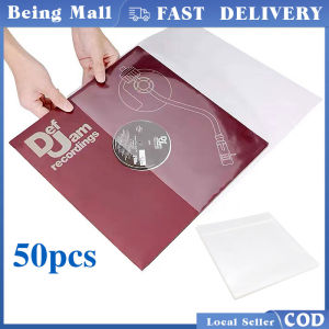 50Pcs LP Vinyl Record Bag Vinyl Outer Clear Sleeve Vinyl Record Protecter