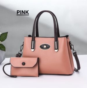 JM3933 (JESSICA MINKOFF) 2 in 1 Set Elegant Women Ladies Woman Bag Womens Beg Womans Handbag Tote Sling Shoulder Bag