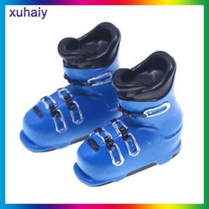 xuhaiy 1:12 Dollhouse Miniature Ice Skates Ski Hats Winter Ski Scene Model Decor Toy Doll House Accessories