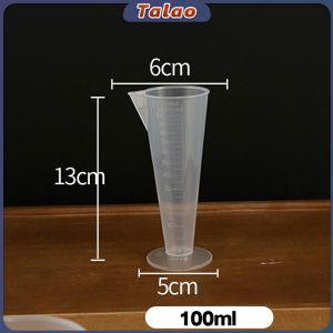 Graduated Measuring Cup Plastic Measure Jug Transparent Measure Cup Pitcher with Scale 100ml
