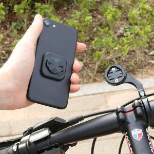 Universal Bike Phone Holder with Secure Clamp and Easy Installation for Mountain and Road Bikes in Black Color