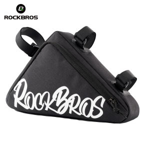 ROCKBROS Bicycle Triangle Bag Durable Stable MTB Road Bike Front Tube Bag 2 Size Universal Folding Bike Bag