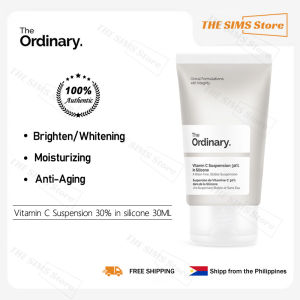The Ordinary Vitamin C Suspension 30% in Silicone Authentic Brighten Whiten Improve Skin Texture Remove Acne Reduce Skin Dullness Anti-oxidation Anti-aging Reduce Fine Lines Ready Stock