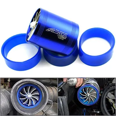 2025New Simota Double Turbo Fan Auto Parts Supercharger Turbonator Air Intake Fuel Saver