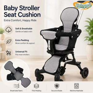 Aoduoyaya Baby Stroller Seat Cushion Soft Breathable Pram Liner Infants Carriage Cart Sitting Supportive Pad