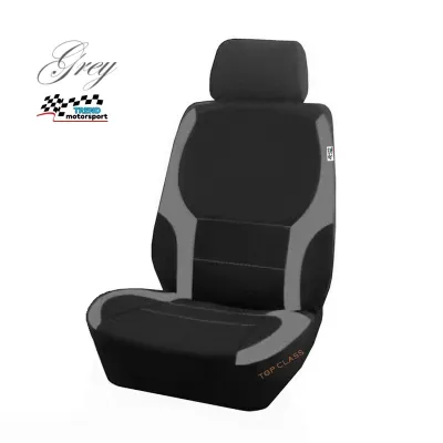 TOP CLASS ผ้าหุ้มเบาะรถยนต์คู่หน้า ผ้าคลุมเบาะรถยนต์ กันรอย กันเปื้อน 4 pcs. Front Car Seat Cover NO.3635