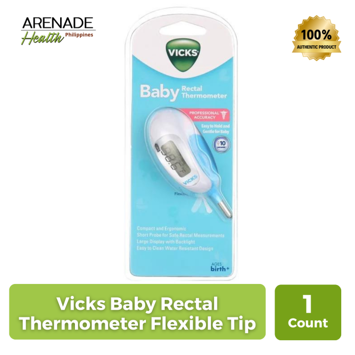 Vicks Baby Rectal Thermometer Flexible Tip Lazada PH