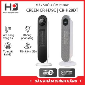 Máy sưởi gốm Creen CR-H79C | CR-H28DT tự động ngắt khi nghiêng đổ (Giao màu ngẫu nhiên)