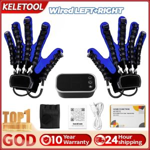 Hand Finger Rehabilitation Robot Gloves Electric Five Finger Training Equipment for Stroke Recovery and Flexion Extension Therapy