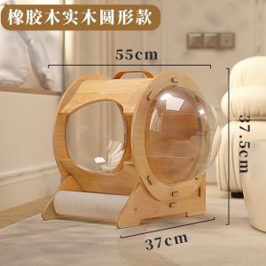 [sg stock] igh solid wood cat house pet house net celebrity space capsule cat house