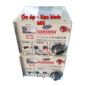 MÁY SẠC BÌNH ẮC QUY CHO Ô TÔ XE MÁY XE MÁY ĐIỆN CÁC BÌNH DÂN DỤNG 7/7A/h(DÙNG BÌNH 6V - 12V)