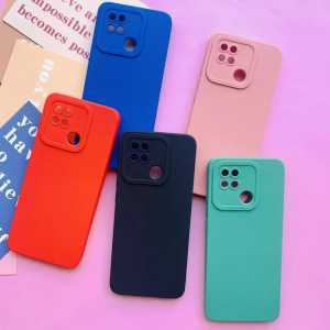 PROMO Case INFINIX HOT 12 Soft Case Liquid Macaron Pro Camera Hitam Bonus Tempered Glass Warna Dan Garskin