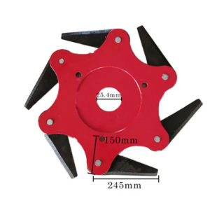 【🇲🇾General】Lawn Mower 6 Blade Trimmer Head / Grass Weeding Replacement Metal Cutter Cutting Blade / Mata Ganti Mesin Rumput 割草机切割头 打草头 花园工具