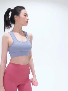 2025 ชุดชั้นในหลังสวยชิ้นเดียวรัดรูปดันทรงเสื้อผ้าออกกำลังกายชุดชั้นในกีฬาชุดโยคะป้องกันการหย่อนคล้อยและกันกระแทกสำหรับผู้หญิง