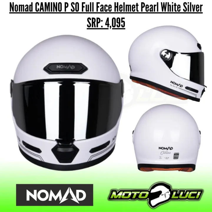 Spyder Nomad CAMINO Classic Full Face Helmet Free Clear Lense 