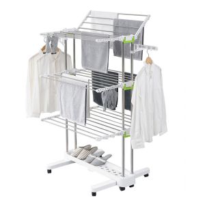 Nicedeal BR505 Korean Clothes Drying Rack Stainless steel Laundry rack hanger Foldable Rack