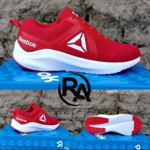 Sepatu Sneakers Olahraga Perempuan: Rebook Vemora Red & Senam Running Aerobik