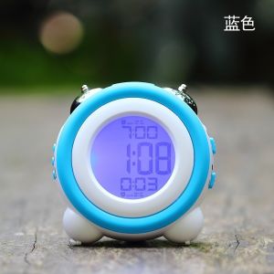 Loud Alarm Clock For Heavy Sleepers Dual Alarm Clock With Snooze LED Backlight Silent Digital Clock With Light Bell