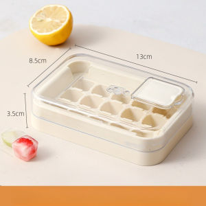 Ice Cube Tray Freezing Ice Cube Mold Quick Press Reusable Silicone Ice Tray for Cocktail Drinks Home Kitchen Bar Summer Use