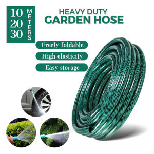 Heavy Duty PVC Garden Water Hose Set High Pressure Car Wash and Gardening Hose for Outdoor Lawn Watering and Cleaning