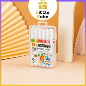 Bút Màu Acrylic Marker Cao Cấp Chống Nước Bộ 12/24/36/48/60 Màu Vẽ Trên Mọi Bề Mặt Chất Liệu Vải Chai Lọ Đồ Chơi Trẻ Em