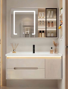 LHệ FREESHIP Tủ gương lavabo phòng tắm MILOR nhựa PVC đặc lõi cao cấp siêu bền đẹp - TCC - Bảo hành 10 năm