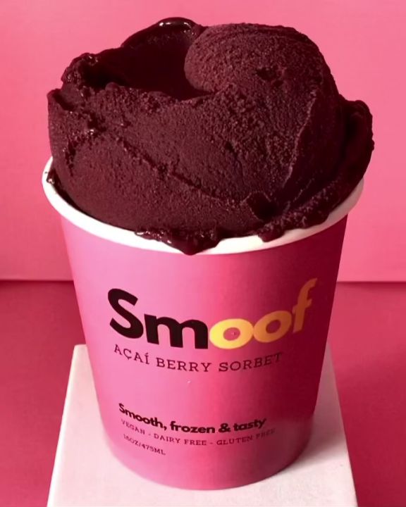 📢[FREE DELIVERY] Smoof Acai Berry Sorbet PURE - Ready to Eat | Made in ...