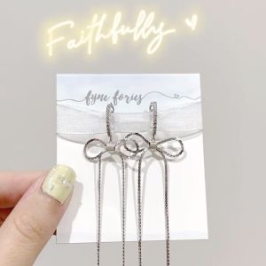 Fyne Fories Faithfully Earrings ต่างหูโบว์ fynefories