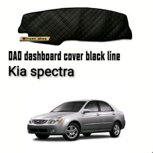 winsenshop Kia spectra dashboard cover black line non slip mat