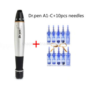 10 pcs Needle Cartridges Dr.pen A1-C Wired Derma Pen Dr Pen Kit Bayone-t Derma Pen 12pins 36pins 3mm Adjustable Anti Aging and Wrinkles acne bb glow hair growth skin whitening derma pen microneedling micro needle