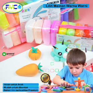 Lilin Mainan Clay Warna Warni Lilin Slime Mainan Edukasi Fun Doh Premium