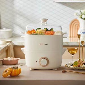 Bear Electric Steamer Multi-function Household Small Double-deck Steamer Breakfast Machine Automatic Power Off Steamer Egg Cooker