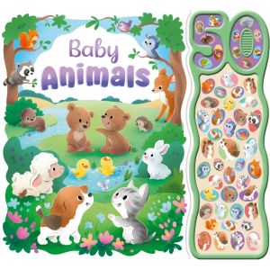 [SG Stock] Giant Interactive Baby Sound Book - 50/100 Buttons Early Learning Montessori Toy for Toddlers 0-3 Years - Sensory Audio Book