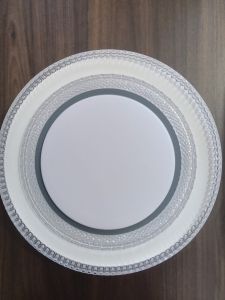 EASYLITE - Biglite model 8809 acrylic Tri-color LED low ceiling 27Wx2 fits for hallways bedrooms and living spaces.
