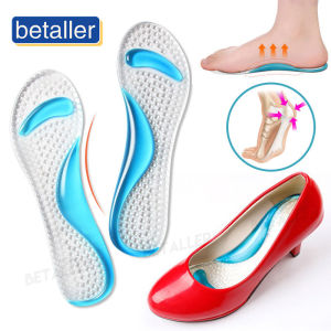 Silicone Gel Pijat Sepatu Sol Wanita Sepatu Hak Tinggi Bantalan Kaki Bantal Dukungan Lengkungan