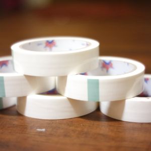 2 pcs ISOLASI WARNA WARNI / LAKBAN OPP TAPE 1 INCH X 50 METER (Harga per 1 biji)