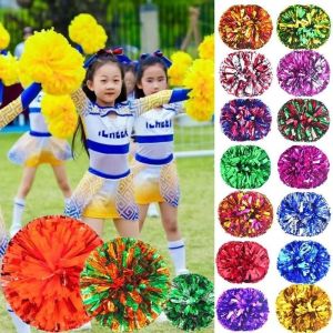 NEXTYOO 28cm Trò chơi trẻ em Pom Poms PET Nhiều màu sắc Trận đấu thể thao bóng vocal Đi nào đạo cụ! Quả bóng cổ vũ Đồ dùng câu lạc bộ