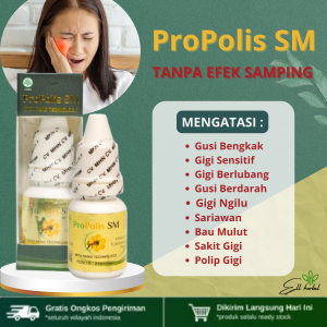 Obat Gusi Bengkak Gigi Sensitif Gigi Berlubang Gusi Berdarah Gigi Ngilu Sariawan Bau Mulut Sakit Gigi Polip Gigi ASLI Bpom 100%