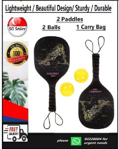 SG In Stock Pickleball Paddles Set Lightweight Pickleball Racket 2 Pickleball Paddles and 2 Balls Including Carry Bag
