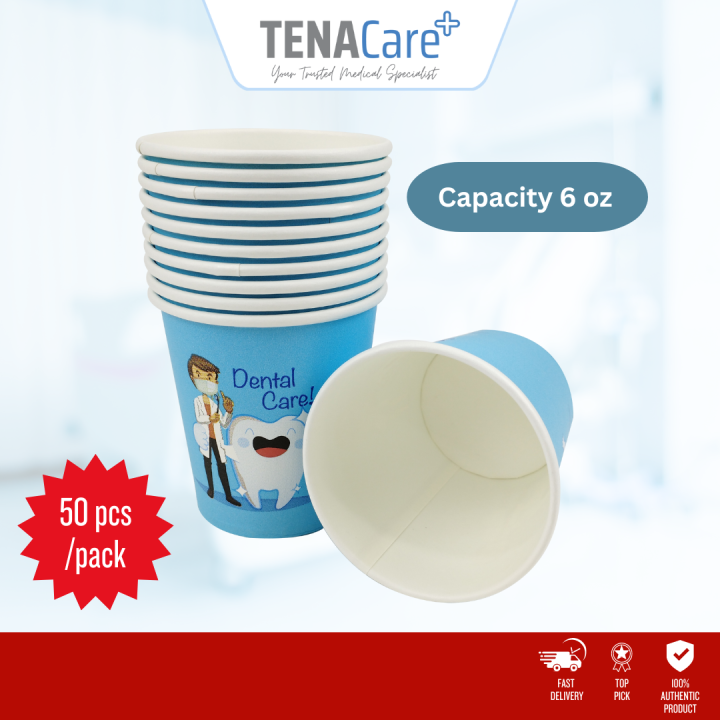 Paper Cup / Cawan Kertas (6oz) with Cool Design - 50pcs/pack | Lazada