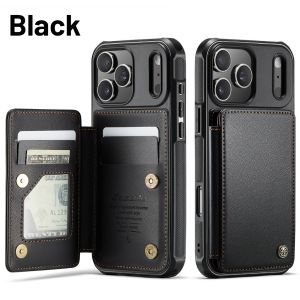 [SG] Flip Wallet Case with Built-in Card Slot for Cards&Cash/Protective Cover for iPhone 17 17Pro 17ProMax 17Air