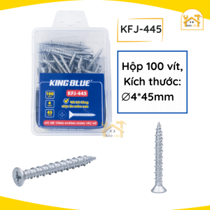 Vít bê tông không dùng tắc kê KFJ Kingblue - Hàng chính hãng.