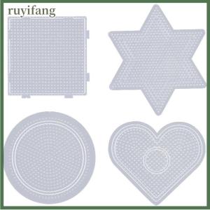 ruyifang 5 loại lựa chọn 2.6mm Perler hạt mẫu Pegboard cho Hama Hạt Công cụ DIY giáo dục Câu Đố beadbond đồ chơi