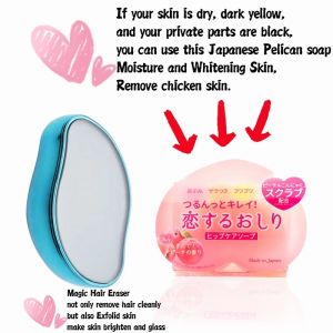 Original Nano Glass Hair Removal Painless Hair Remover Exfoliate  Luxewax Sugar Wax Face Underarm