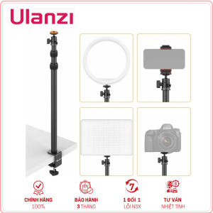 ULANZI VIJIM LS03 - HÀNG CHÍNH HÃNG - Giá đỡ kẹp bàn có Ballhead xoay 360° tặng kèm Ngàm kẹp điện thoại