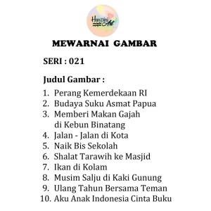 Mewarnai Gambar A3 Bersama Bunda HanDini Gambar Jadi Sket Gambar Scan Barcode Belajar Menggambar