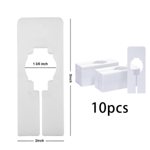 10pcs Blank Clothes Size Divider Rectangular Wardrobe Divider Mark Card DIY Classification Board