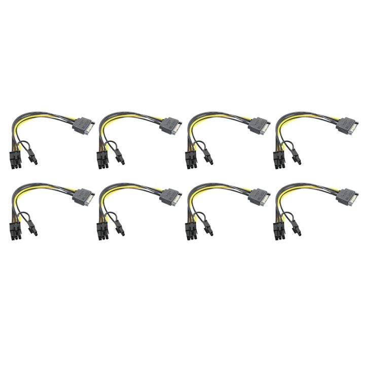 Cavo adattatore per scheda Video Dual SATA da 15Pin a 8