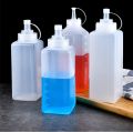 800/1000ML Large Caliber Squeeze Jam Bottle Sauce Vinegar Oil Gravy Ketchup Storage Bottle Kitchen Condiment Dispenser Gadgets. 